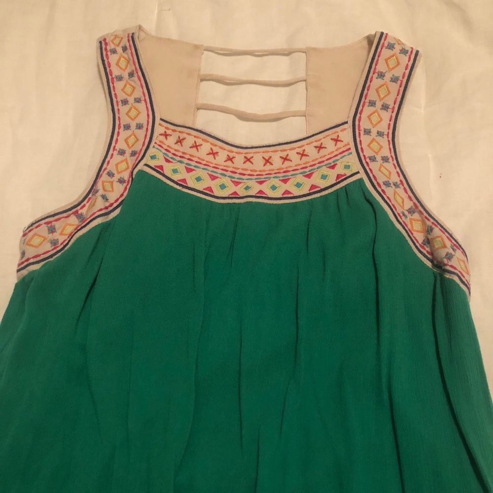 Green boutique dress